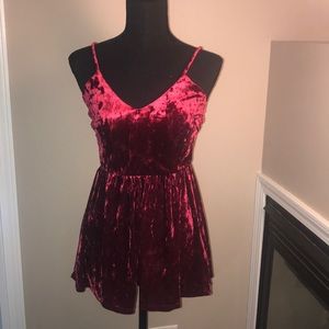 Velvet Romper